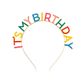 Talking Tables - It's My Birthday Headband - Alloy - Rainbow