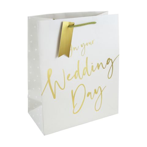 Eurowrap - Wedding Day Script - Large Gift Bag