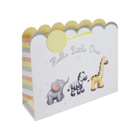 Eurowrap - Baby Shopper - Gift Bag with Greeting Card