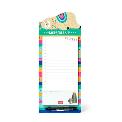 Legami - Magnetic Notepad 60 Sheets - Don't Forget - Llama
