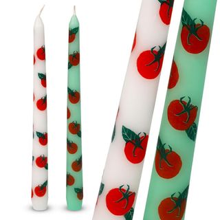 Talking Tables - Taper Dinner Candles - Pack of 2 - Tomato