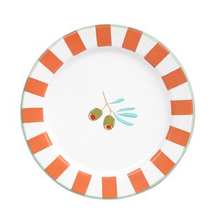 Talking Tables - Enamel Plate - 20cm - Olive