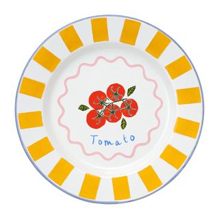 Talking Tables - Enamel Plate - 25cm - Tomato