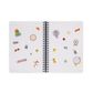 Legami - Spiral Notebook - Large - Lined - Travel Stickers