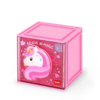 Legami - Stackable Desk Organiser - Cutie Cube - Unicorn