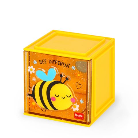 Legami - Stackable Desk Organiser - Cutie Cube - Bee