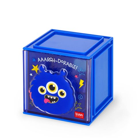 Legami - Stackable Desk Organiser - Cutie Cube - Monster