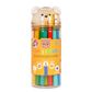 Legami - Set of 24 Colour Pencils with Sharpener - Teddy Friends - Teddy Bear