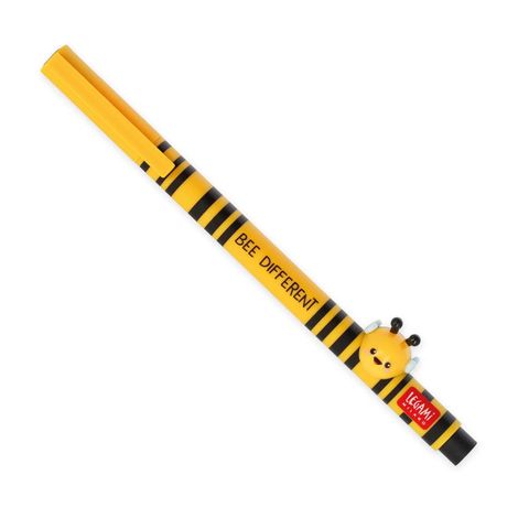 Legami - Gel Pen With Animal Decoration - Lovely Friends - Bee (ships as Pk of 15 - CPPKIT12)