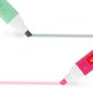 Legami - Set of 6 Dual Tip Pastel Highlighters - Meow