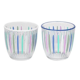 Talking Tables - Tumbler - 8.5cm - Blue & White Stripes