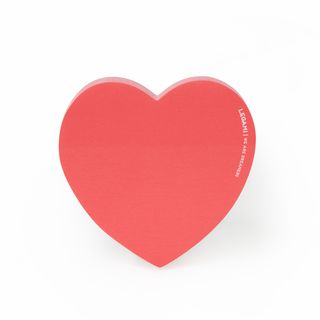 Legami - Adhesive Notepad - Heart - Lovely Notes (Ships as Pk of 12 - HSSKIT1)
