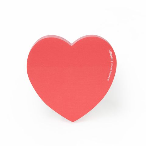 Legami - Adhesive Notepad - Heart - Lovely Notes (Ships as Pk of 12 - HSSKIT1)