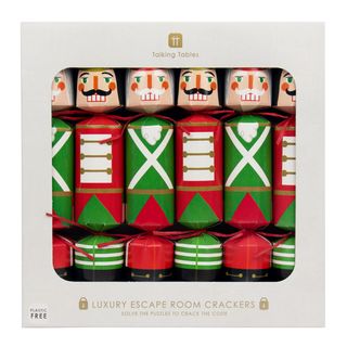 Talking Tables - Luxury Crackers - Escape Room - 12 Inch - Nutcracker - Set of 6