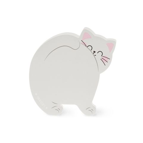 Legami - Adhesive Notepad - Kitty - Lovely Notes (Ships as Pk of 12 - ADKKIT1)