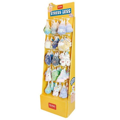 Legami - Stress Less - Assortment of 64 (8 Designs) with Free Display and 5% Discount *Conditions Apply