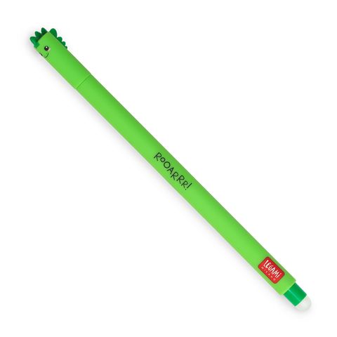 Legami - Erasable Gel Pen Single - Dino - Green Ink (Ships as Pk 30 - EPGREKIT7)