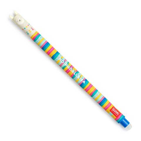 Legami - Erasable Gel Pen Single - Llama - Blue Ink (Ships as Pk 30 - EPBLUKIT10)