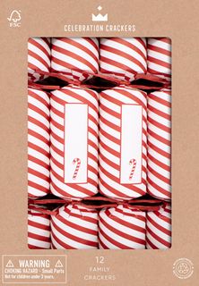 Celebration Crackers - Family Crackers - 12 Inch - Candy Cane - Box of 12