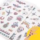 Legami - Temporary Tattoos - Old School (Ships as PK 12 - TTAKIT6)