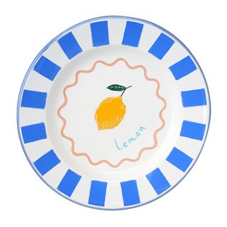 Talking Tables - Enamel Plate - 25cm - Lemon