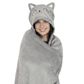 Legami - Hooded Blanket - Cosy Hugs  Kitty