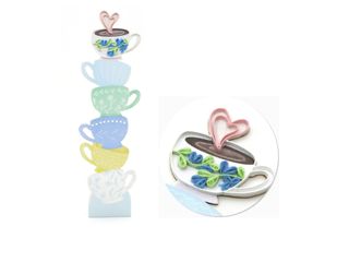 Origamo - Bookmark - Filigrana - Teacups