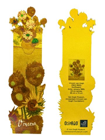 Origamo - Bookmark - The Artists Collection - Van Gogh - Sunflowers