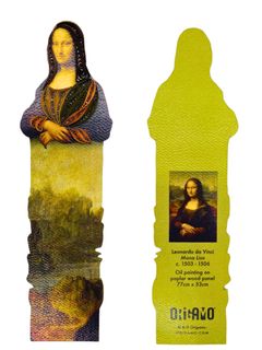 Origamo - Bookmark - The Artists Collection - Da Vinci - Mona Lisa