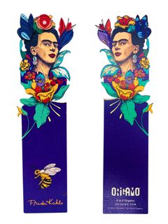 Origamo - Bookmark - The Artists Collection - Frida Kahlo - Festivale