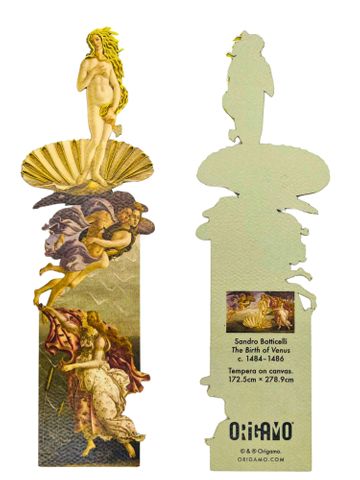Origamo - Bookmark - The Artists Collection - Botticelli - The Birth of Venus