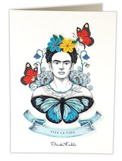 Origamo - Quilling Greeting Card - Frida Kahlo Collection - Butterflies