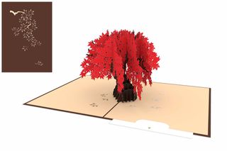 Origamo - Pop Up Greeting Card - Kirigami Collection - Bonsai