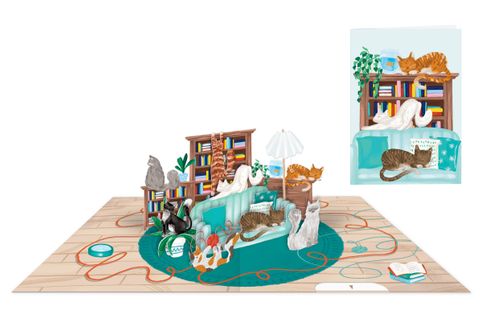 Origamo - Pop Up Greeting Card - Kirigami Collection - Cats