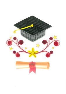 Origamo - Quilling Greeting Card - Filigrana Collection - Graduation