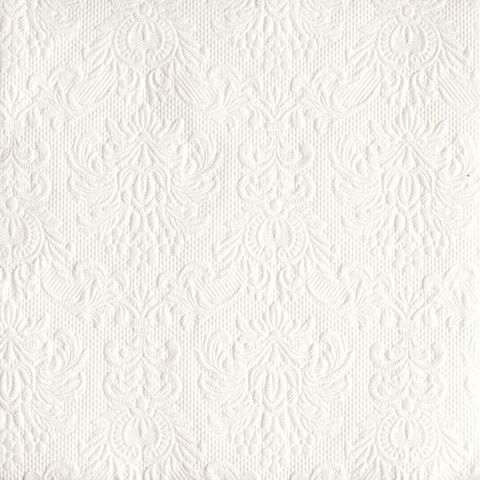 Ambiente - Paper Napkins - Pack of 15 - Luncheon Size - Elegance White