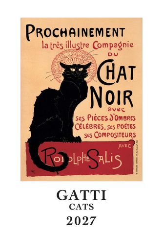 Istituto Fotocromo Italiano - 2027 Art Calendar - Large Size 35 x 50 cm - Gatti