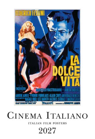 Istituto Fotocromo Italiano - 2027 Art Calendar - Large Size 35 x 50 cm - Cinema Italiana
