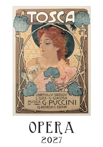 Istituto Fotocromo Italiano - 2027 Art Calendar - Medium Size 24 x 34 cm - Opera