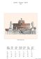 Istituto Fotocromo Italiano - 2027 Art Calendar - Medium Size 24 x 34 cm - Architettura Italiana (Firenze)