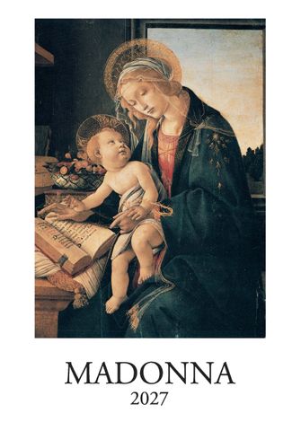 Istituto Fotocromo Italiano - 2027 Art Calendar - Medium Size 24 x 34 cm - Madonna