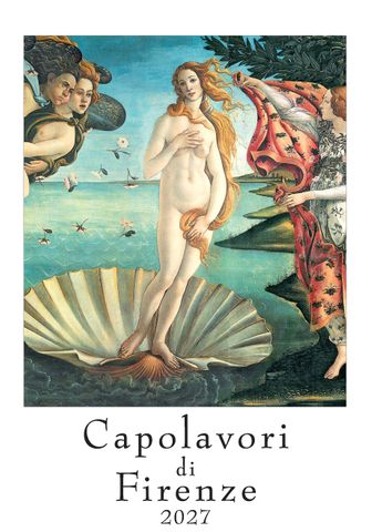 Istituto Fotocromo Italiano - 2027 Art Calendar - Medium Size 24 x 34 cm - Capolavori di Firenze