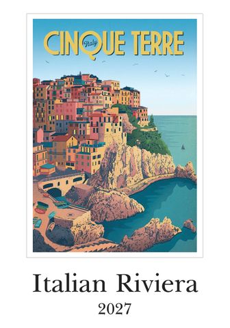 Istituto Fotocromo Italiano - 2027 Art Calendar - Medium Size 24 x 34 cm - Italian Riviera