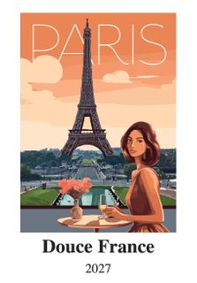 Istituto Fotocromo Italiano - 2027 Art Calendar - Medium Size 24 x 34 cm - Douce France