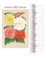 Istituto Fotocromo Italiano - 2027 Easel/Desk Calendar - Size 13.5 x 17 cm - Botanica