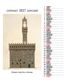 Istituto Fotocromo Italiano - 2027 Easel/Desk Calendar - Size 13.5 x 17 cm - Architettura Italiana