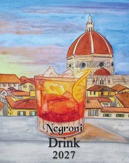 Istituto Fotocromo Italiano - 2027 Easel/Desk Calendar - Size 13.5 x 17 cm - Drink