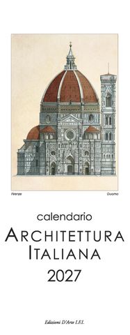 Istituto Fotocromo Italiano - 2027 Slim Calendar - Size 13.5 x 34 cm - Architettura Italiana