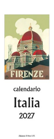 Istituto Fotocromo Italiano - 2027 Slim Calendar - Size 13.5 x 34 cm - Italia