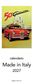 Istituto Fotocromo Italiano - 2027 Slim Calendar - Size 13.5 x 34 cm - Made in Italy